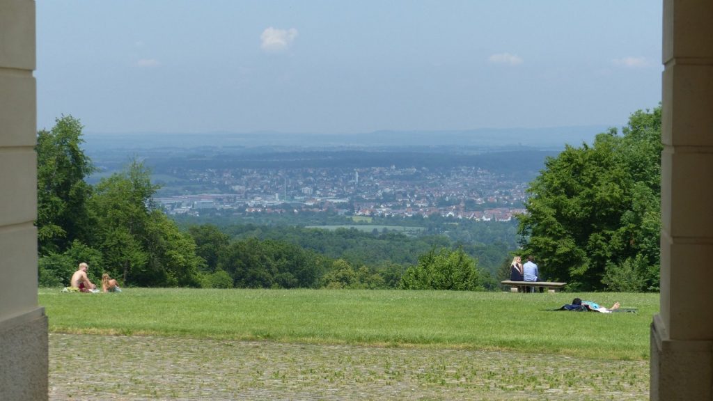 Ausblick vom Schloss Solitüde