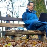 Mobile Office im Ober-Olmer Wald