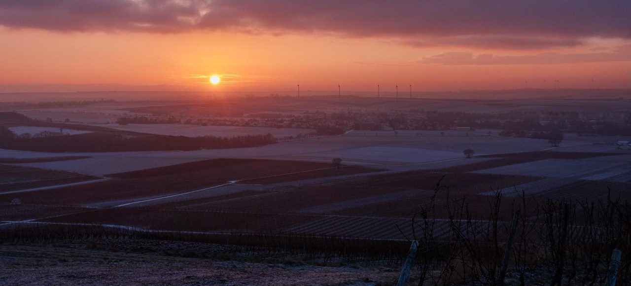 Sonnenaufgang überm Selztal