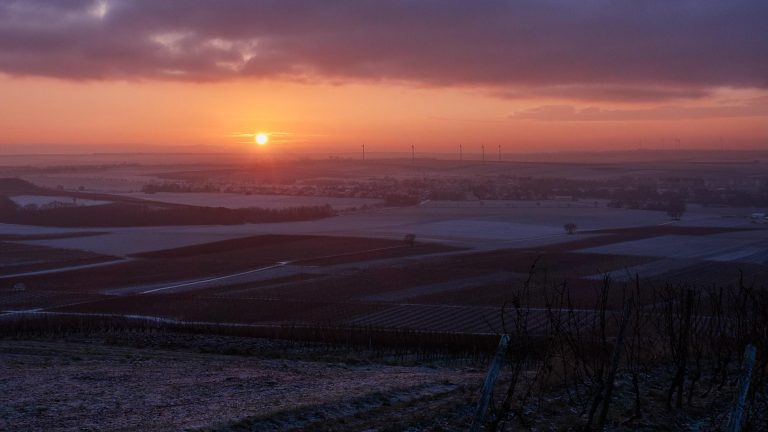 Sonnenaufgang überm Selztal