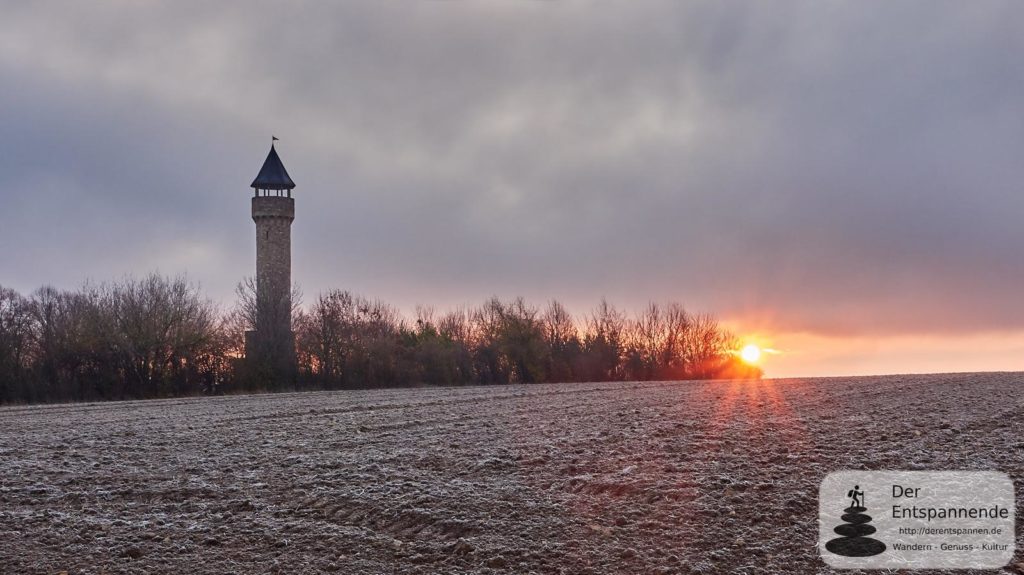 Sonnenaufgang beim Wartbergturm Alzey