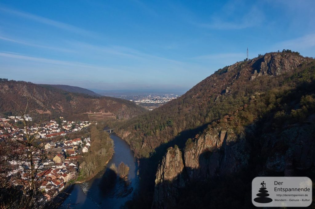 Nahetal und Bad Kreuznach in der Ferne