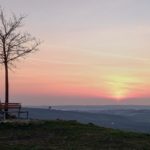 Sonnenaufgang überm Selztal an der Selzstellung