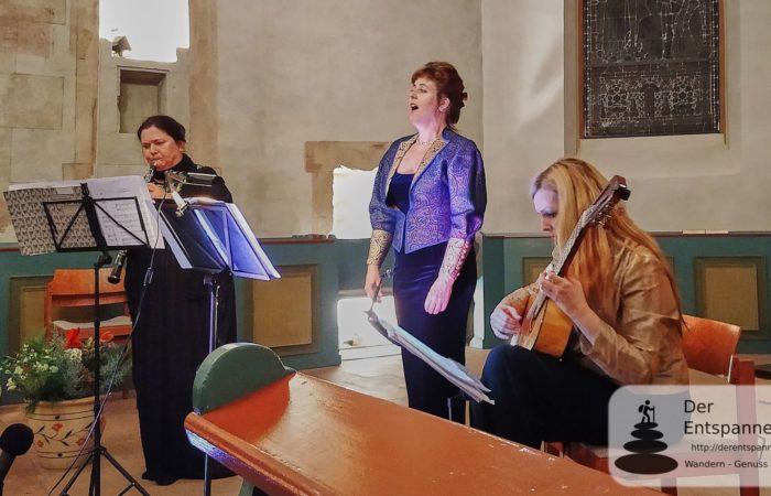 Romantisches zum Advent - Konzert des Klassikforums an der Selz in der ev. Kirche Selzen - Petra Fluhr (Oboe), Bodil Victoria Arnesen (Sopran), Heike Matthiesen (Gitarre)