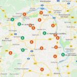 Rheinhessen. Wanderungen für die Seele. Planung, Stand März 2019 (Screenshot Google MyMaps)