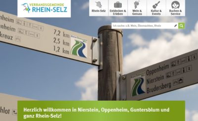 Tourismus-Portal Rhein-Selz (Screenshot)