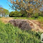 Auf der Muhl: Betonklotz des alten Festungswerks bei Ebersheim