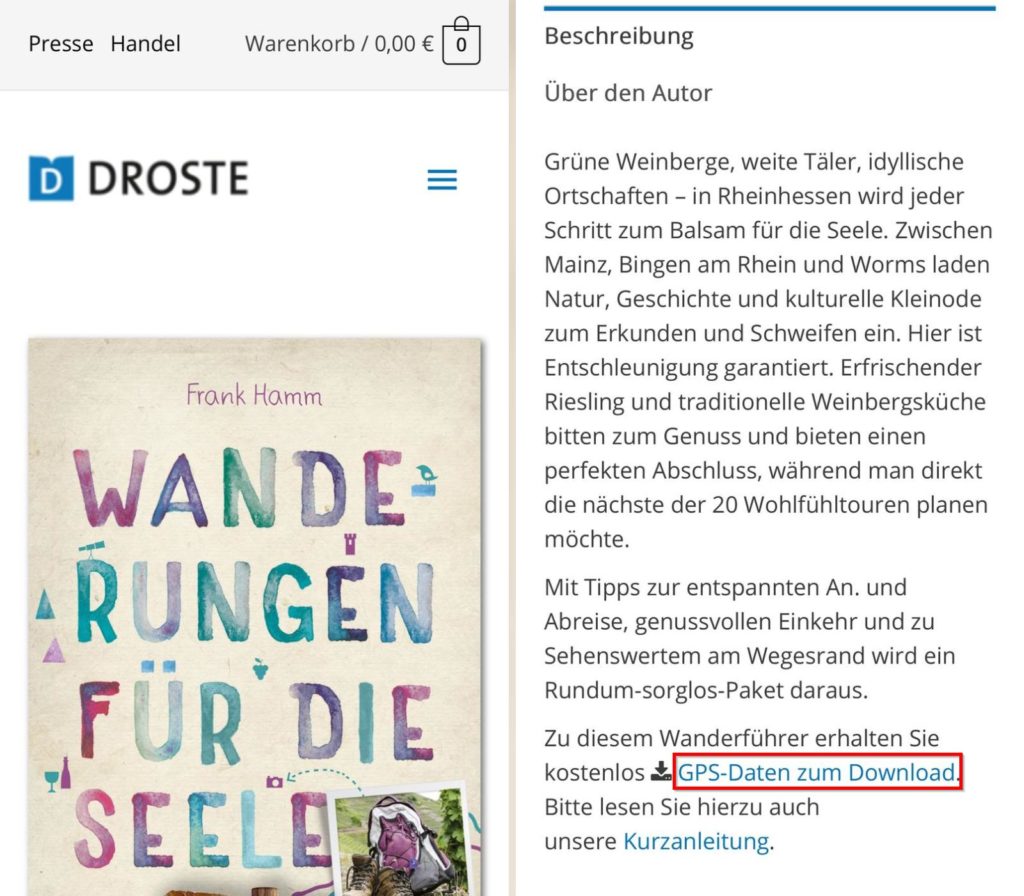 Droste-Verlag: Rheinhessen. Wanderungen für die Seele (Mobil-Version), Download