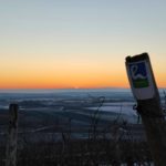 Sonnenaufgang an der Hiwweltour Zornheimer Berg