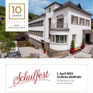 Jubiläums-Schulfest im Hotel im Schulhaus (Deckblatt)