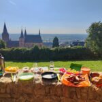 Weinwanderung für 2: Vesper in Burgruine Landskron mit Blick auf Katharinenkirche Oppenheim