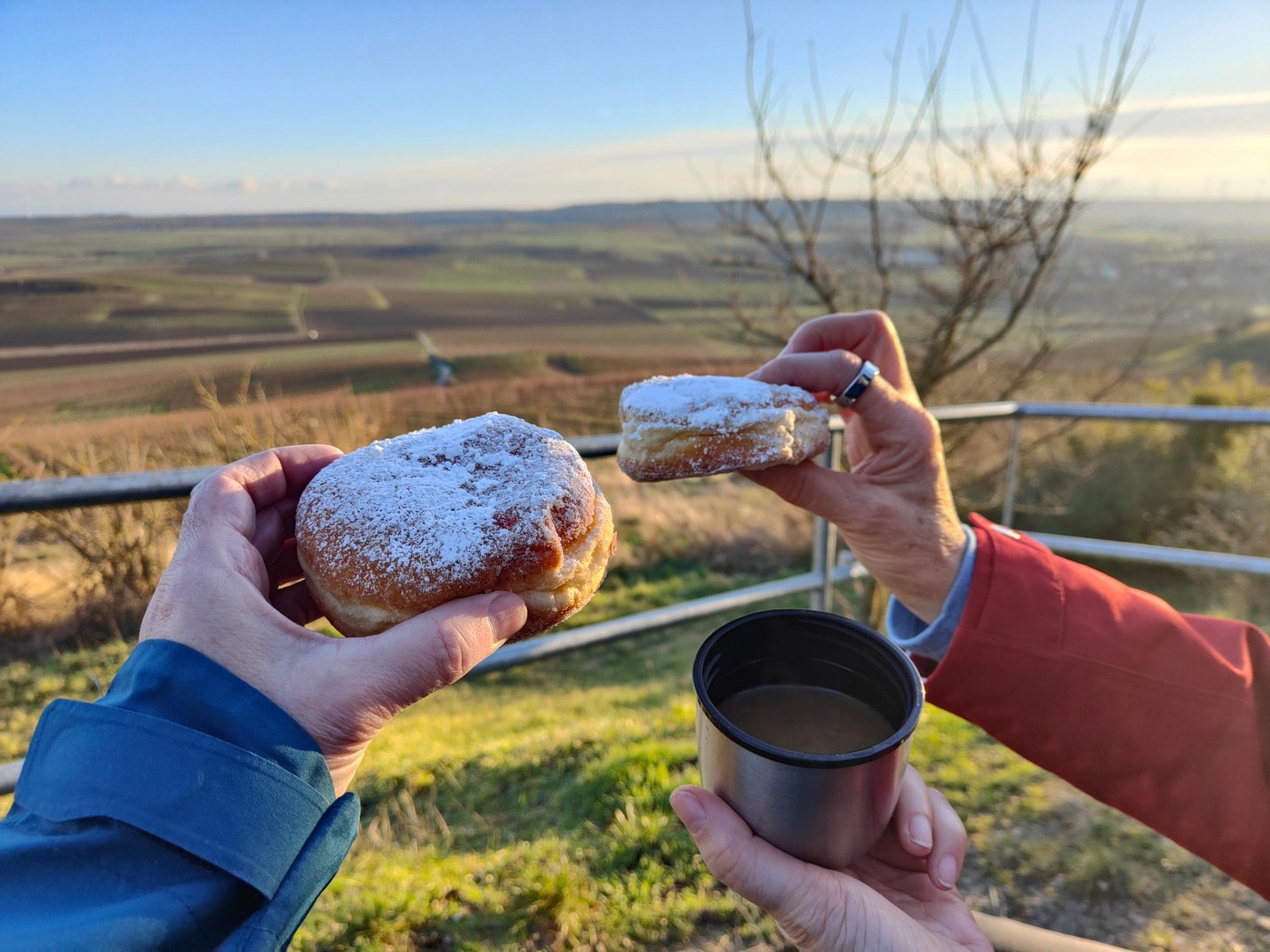 Vesper mit Kreppel und Kaffee - Kleiner Rundkurs Petersberg