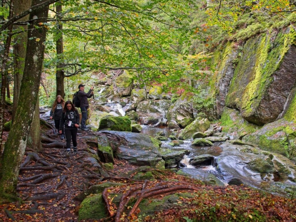 In der Steinklamm am Pandurensteig Etappe 6